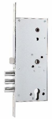 Buy Iron Interior Mortise Lock Set 35mm - 50mm Door Single Cylinder Smooth Electrified Mortise Lock online manufacture
