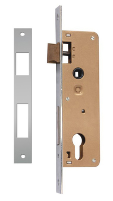 Buy 25mm Backset Iron Aluminum Door Lock Deadlatch Anti Theft Aluminium Door Cylinder online manufacture