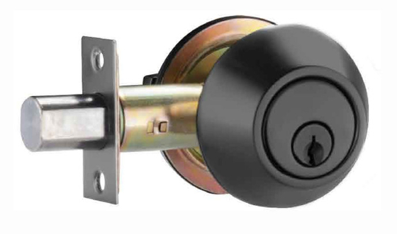 Buy Full Lip Deadbolt Lock Changeable Square Corner Faceplate 1