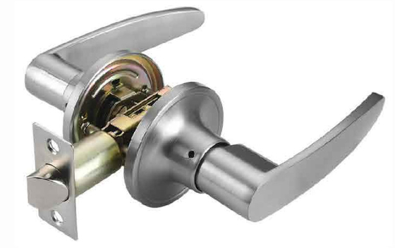 Buy PS Passage Tubular Lever Lock with Full Lip D-shape 44x57mm Square and Changeable Square Corner 25x57mm Faceplate online manufacture