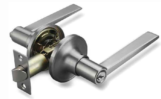 Buy Tubular Lever Lock ORB Finish Changeable Square Corner 25x57mm Faceplate BK Function online manufacture