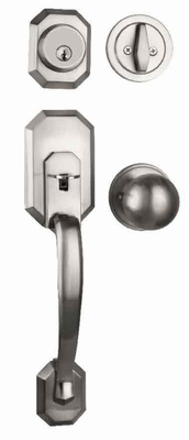 Buy 60mm 70mm Backset Door Handle Lock Pitcher Handle Set Modern Entry Door Locksets online manufacture