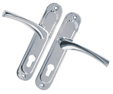 Buy Door Lock Handle CP Finish Lever Handle in Metal Material Style Modern online manufacture