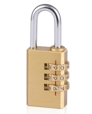 Buy Household Commercial High Security Padlock Brass Combination Padlock Squa 3 Dial online manufacture