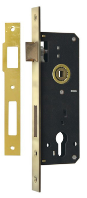 High Security Mortise Door Lock / Lock Body 35-50mm Door Thickness Wide Compatibility Deadbolt Made of Steel / Zamak