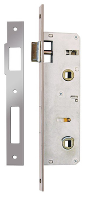Mortise Door Lock SN Finish Smooth Operation Deadbolt Perfect for Heavy Duty Applications