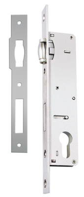 Durable Mortise Door Lock with Iron Deadbolt Steel / Zamak Cylinder Single Cylinder