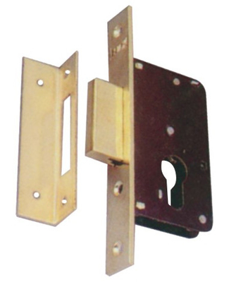 35-50mm Kapı Kalınlığı Düzenlenebilir Kilitli Kapı Kilitli ve Uzun Sürekli Çelik / Zamak Deadbolt