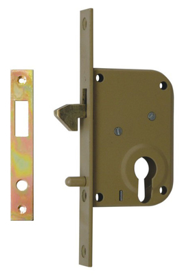 Mortise Door Lock Deadbolt Steel / Zamak Smooth Operation Household Door Lock
