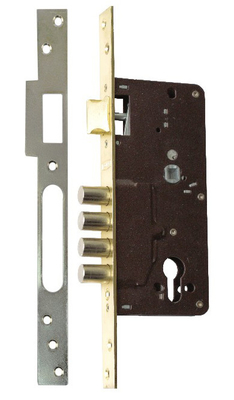 35-50mm Door Thickness Mortise Door Lock with Adjustable Latch and Single Cylinder