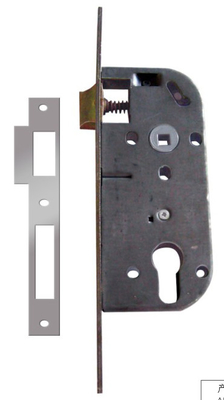 Iron Mortise Door Lock with Single Cylinder and Steel Deadbolt