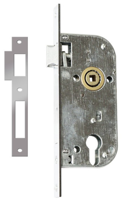 Adjustable Latch Mortise Door Lock Easy Installation Iron Material Long Lasting