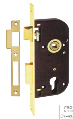 Mortise Door Lock Adjustable Latch Wide Compatibility Deadbolt with Steel / Zamak Material