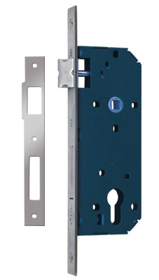 Single Cylinder Mortise Door Lock Parts Deadbolt Durable Steel Zamak Core Entrance Mortise Lockset