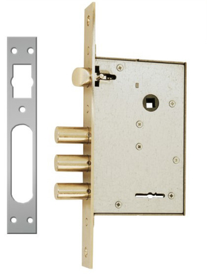 GP Finish Mortise Key Lock for Heavy Duty Applications