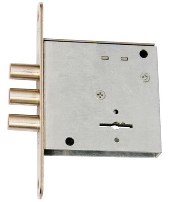 Mortise Key Lock CP Finish Integrated Design for Door Thickness 35-55mm