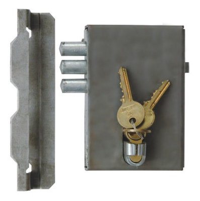 Long - lasting Performance Mortise Key Lock with Deadlatch Type and SN Finish