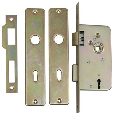 Security 35mm - 55mm Door Mortise Deadlatch Key Lock Convenience Accurate Mortise Lock