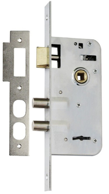 Mortise Key Lock SN Finish Robust Security with Door Thickness 35-55mm