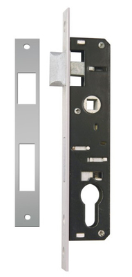 Iron Aluminum Door Lock Protection Aluminium Profile Lock For 35 - 50mm Door Thickness