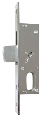 Aluminum Door Lock CP Finish Aluminum Surface Mounted Door Lock Bolt Type 35-50mm