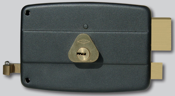 Rim Door Lock Household Door Locks with Surface - Mounted Design and Included Strike Plate