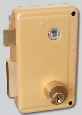 Single Cylinder 35mm - 50mm Door Thickness Small Rim Lock Anti Theft Vintage Rim Lock