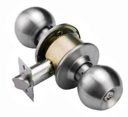 Entrance Door Lock Hardware Zinc Alloy Crystal 60mm 70mm Backset Brass Door Knobs With Lock
