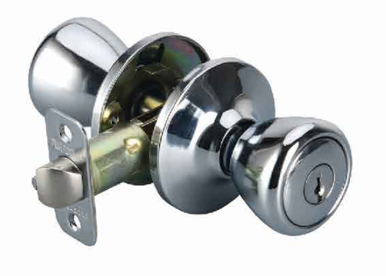 Zinc Alloy and Crystal Material Knob Door Lock BK Privacy Antitheft Standard A Privacy Function