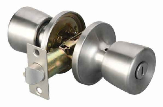 Antitheft Standard A Knob Door Lock Passage Function 1-3/8 Inch to 1-3/4 Inch 35mm to 45mm Door Thickness