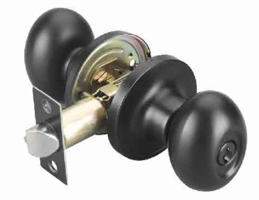 Knob Door Lock Secure Your Space with Tubular Knob Lock Featuring Changeable Square Corner Faceplate 1