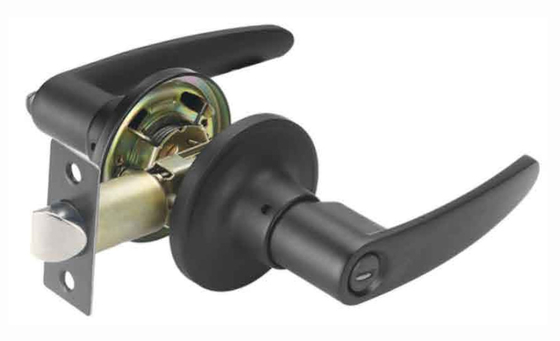ET Entrance Function Tubular Lever Lock with Full Lip D-shape 44x57mm Square Strike and 60mm-70mm Backset