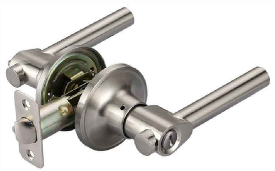 35mm to 45mm Door Thickness Tubular Lever Lock with Full Lip D-shape 44x57mm Square Strike and PS Passage Function