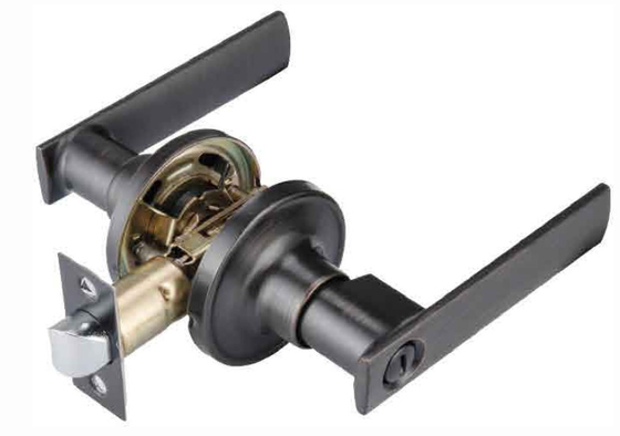 Tubular Lever Lock with Full Lip D - shape Strike and Backset 60mm - 70mm