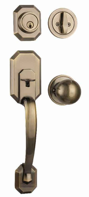 Deadbolt Household Door Handle Lock Double Cylinder Single Handle Entry Handle With Lock