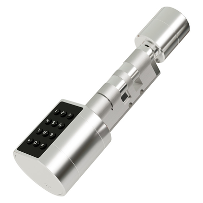 Bluetooth Silver  Smart Lock Cylinder Secure Access Control Smart Key Cylinder