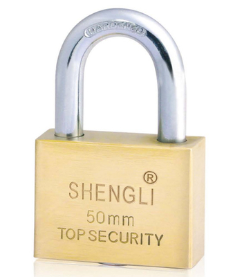 High Security Padlock Brass Padlock Vane Keys ( Square ) Pin Tumbler Structure for Commercial Applications
