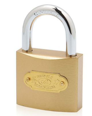 High Security Padlock Imitate Brass Arc Type Padlock (Brass Painted Finishing) Customized Logo