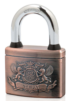 High Security Padlock Plastic Cover Arc Shape Atom Padlock5Year Guarantee Padlock for Household