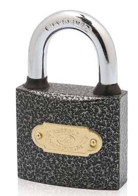 Plastic Painted Iron Padlock High Security Padlock 5 Year Guarantee Customized Logo