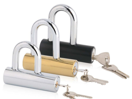 High Security Padlock U Type Steel Padlock Customized Logo Accepted Industrial Locking Mechanism Ideal