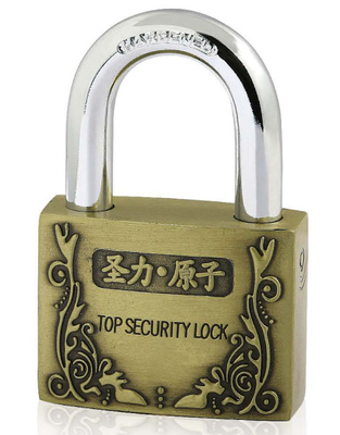 Zinc Alloy Arc Shape Atom Padlock Customized Accepted High Security Padlock