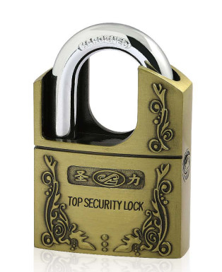 High Security Padlock Zinc Alloy Shackle Protected Atom Padlock Pin Tumbler Padlock Exceptional