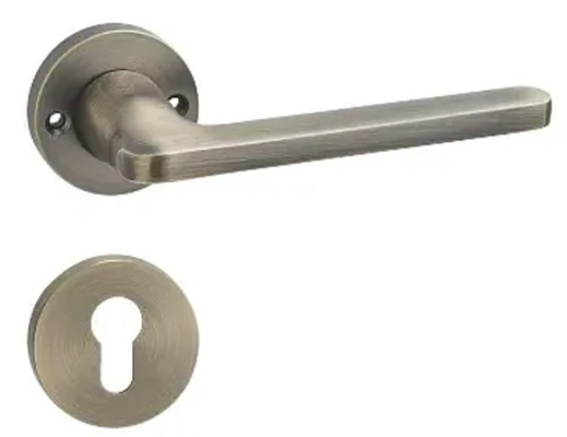Single Type Aluminum Alloy Door Lock Handle Indoor Corrosion Resistant Durable